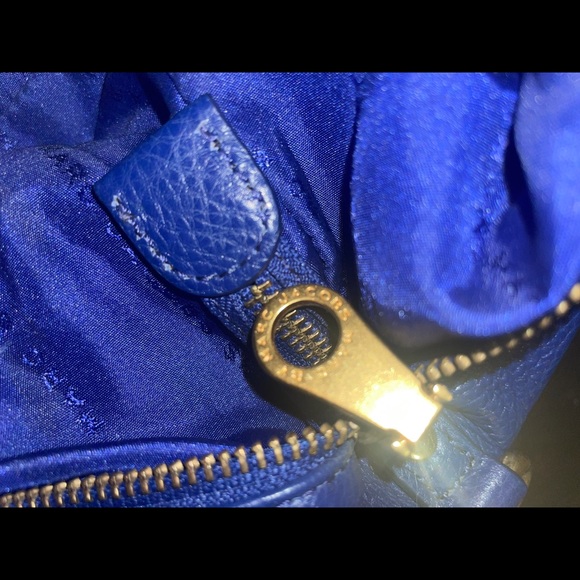 ❤️SOLD❤️ Marc by Marc jacobs Blue pebbled leather hobo style handbag Crossbody - Picture 8 of 12